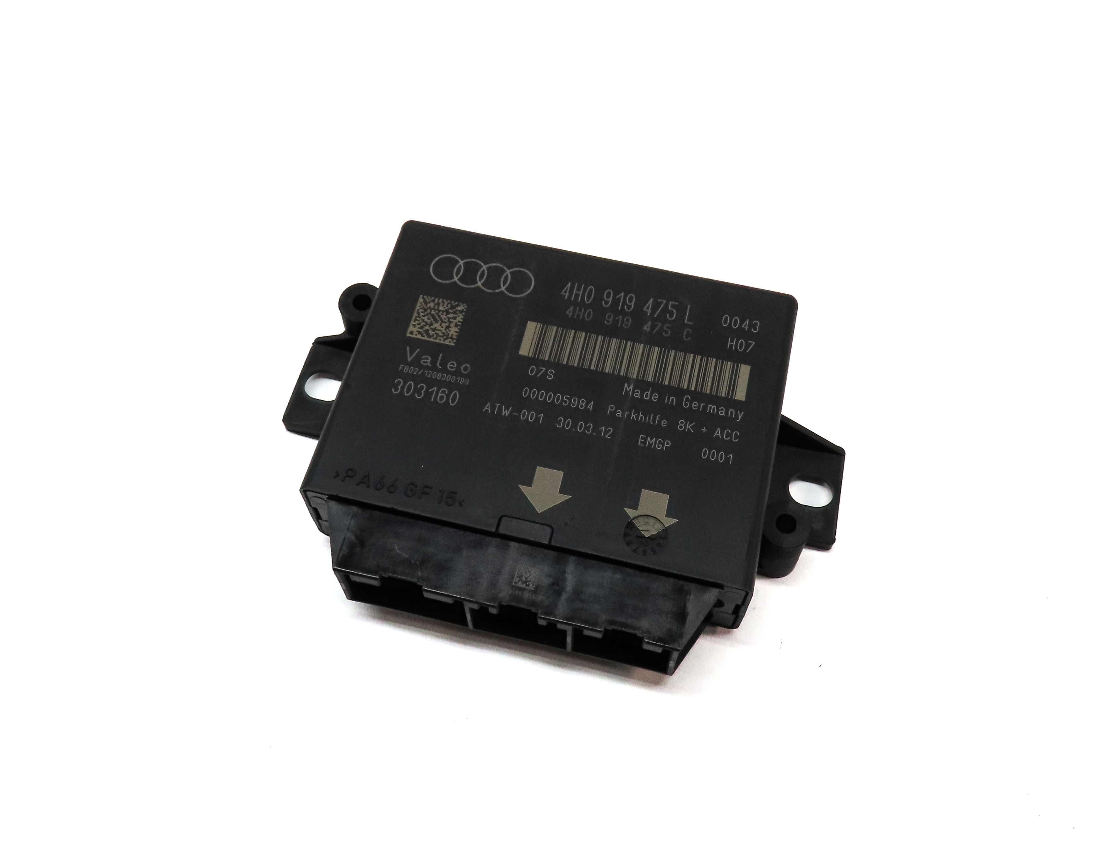 2012 AUDI A6 A7 (C7) PDC PARK ASSIST PARK DISTANCE SENSOR CONTROL MODULE — exact item pictured